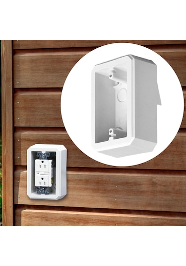 Suntek Elektrik Priz Kutusu Bağlantı Su Geçirmez Anahtar Kapağı