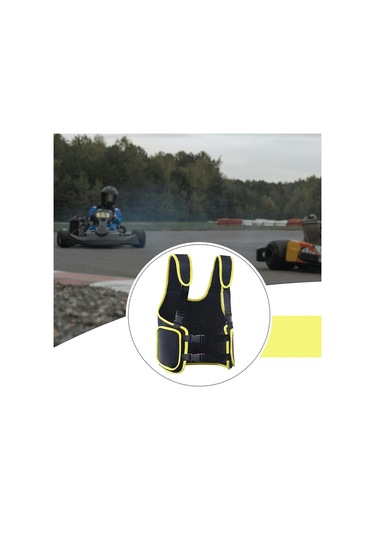 Suntek Çocuk Kart Göğüs Koruyucu Nefes Alabilir Hafif Çok Bel 65cm