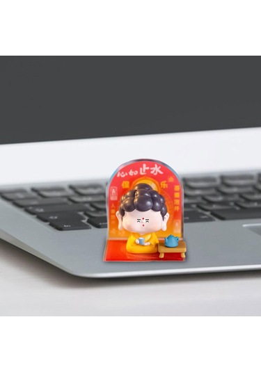 Suntek Sevimli Buda Heykeli Heykelcik Reçine Araba Stil-d