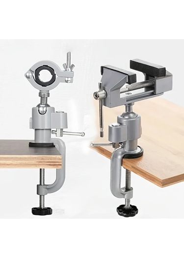 Dashanshop Dayanıklı C Tipi Mengene - 360 Dönebilir Ayarlanabilir Sıkma Kuvveti Ahşap İşçiliği Ve Hobi İçin