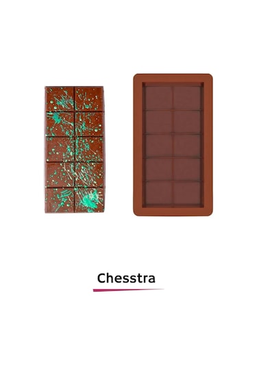 Esnek Bpa İçermez Yüksek Isı Dayanıklı Meşhur Dubai Çikolata Silikon Kalıbı 3 Adet Çok Renkli