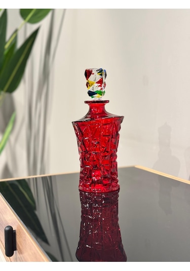 Mikasa Moor Kırmızı Renkli Cam Şişe 28cm 700ml P091.332020