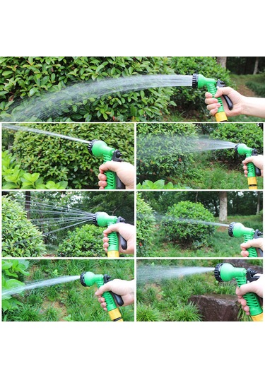 Wezone Bahçe Ve Araba Yıkama İçin 7 Modlu Ayarlanabilir Hortum Nozulu