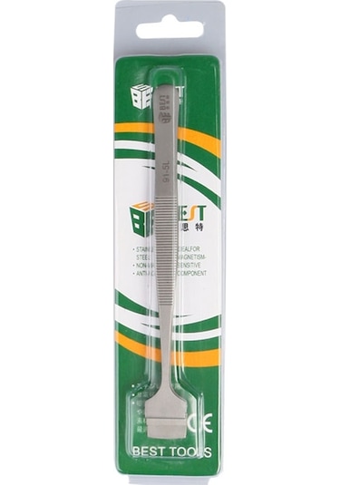 Best Bst-91-5l Sa Silikon Gofret İçin Profesyonel Paslanmaz Çelik Gofret Cımbızı