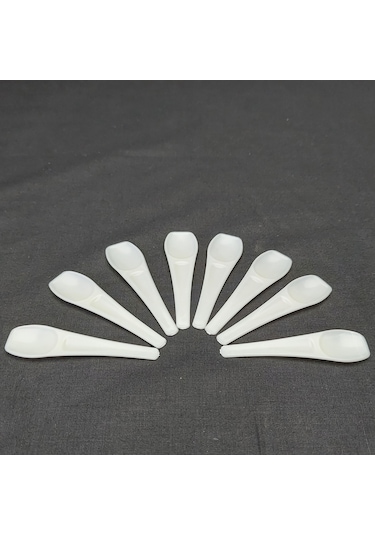 Plastik Dondurma Kaşığı Tatlı Kaşığı 750 Adet 9 CM Çok Renkli