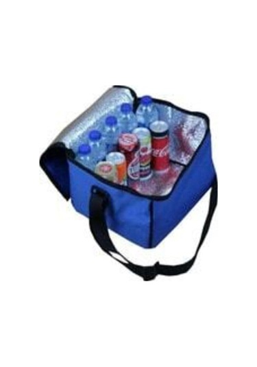 Ankaflex Termos Çanta Soğuk Sıcak Tutan Tutucu Isı Yalıtımlı Çanta Piknik Kamp Plaj Çantası Mavi