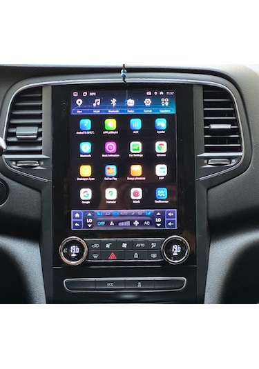 Renault Megane 4 Dijital Klima Tesla 2016/2024 6gb Ram 64gb Hafıza Carplay Kamera Android Multimedya 12"