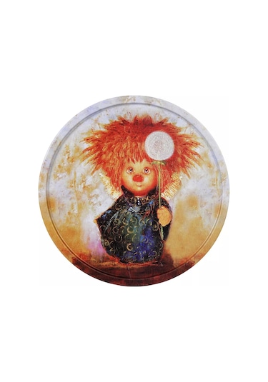 Gala 20 Cm Metal Dekoratif Tabak 181877508