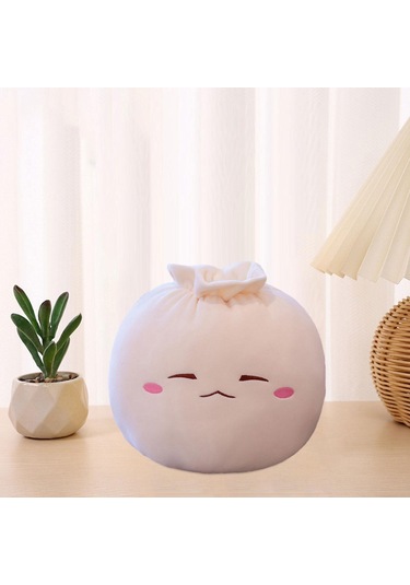 Homyl Bao Bun Dolması Peluş Hamur Yastık Yuvarlak Baozi Çok Stil A