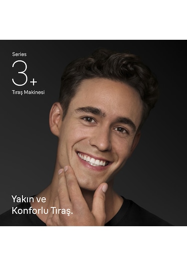 Braun Series 3+ Elektrikli Tıraş Makinesi, Kuru, 3000bt 1 Saat