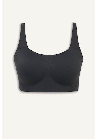 Defacto Defactofit Lazer Kesim Nefes Alabilen Kumaş Ayarlanabilir Askılı Sporcu Sütyeni F0032ax25auar231 Antrasit