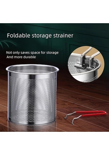 Brightnova Paslanmaz Çelik Derin Yağda Kızartma Makinesi Deep Fryer Patates Balık Ve Tavuk Kızartma İçin İdeal Mutfak Aleti