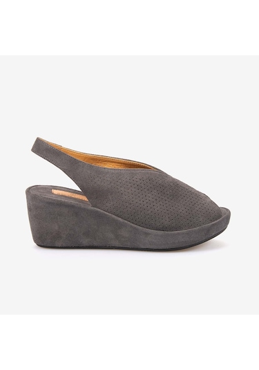 Hawen Angels Kadın Sandalet 5507 Gri