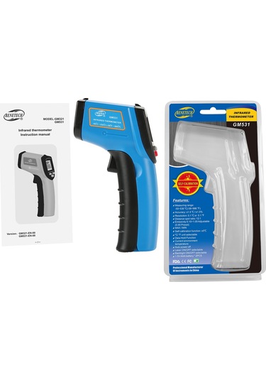 Benetech Gm531 El Tipi Termometre Pişirme Dijital Kızılötesi Termometre, Ölçüm Aralığı: -50 530 C