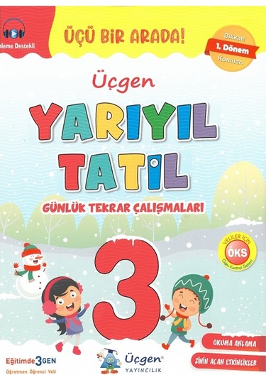 Üçgen 3.sınıf Yarıyılda Okuyarak Tatil Yapıyorum 10 Lu Hikaye Seti