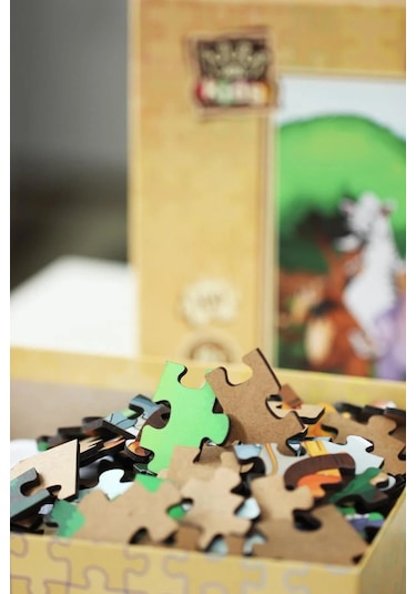 Art Puzzle Kids 3 Yaş Ve Üzeri Ahşap Yapboz Ejderha Ve Balıklar - 16 Parça Yapboz 5857