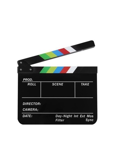 Andoer Ca-fcb Renkli Yönetmen Tahtası Siyah D9502