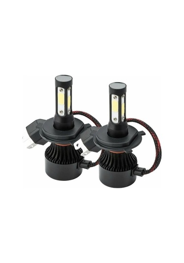 Novahub Yedek 6500k,2500w,375000lm Araba 4 Taraflı H4 Led Far Ampulleri Yüksek/kısa Huzmeli