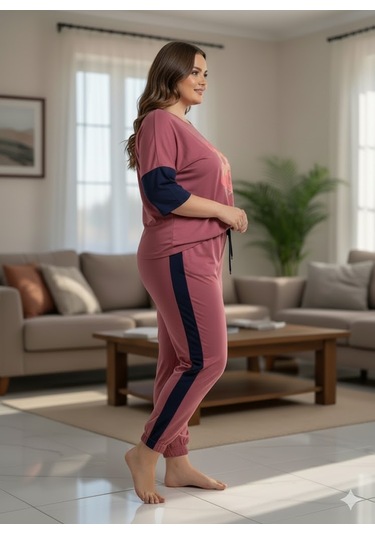 Kadın Pembe Eşofman Takımı Pembe