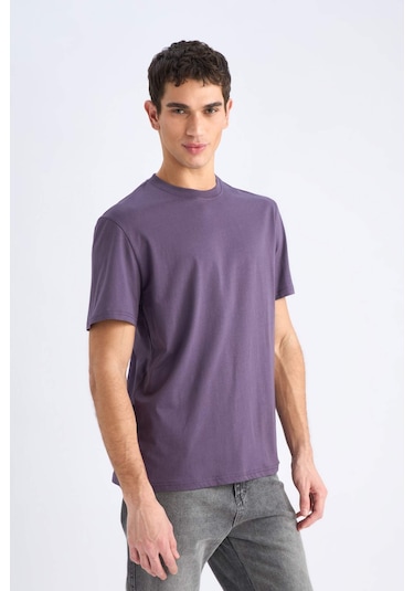 DeFacto %100 Pamuk New Regular Fit Bisiklet Yaka Basic Düz Kısa Kollu Tişört V7699AZ25SPPR187 DeFacto %100 Pamuk New Regular Fit Bisiklet Yaka Basic Düz Kısa Kollu Tişört V7699AZ25SPPR187