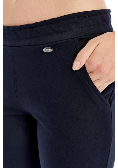 Axxel Kadın Kapri Lacivert Büyük Beden Eşofman Altı K-225 Lacivert