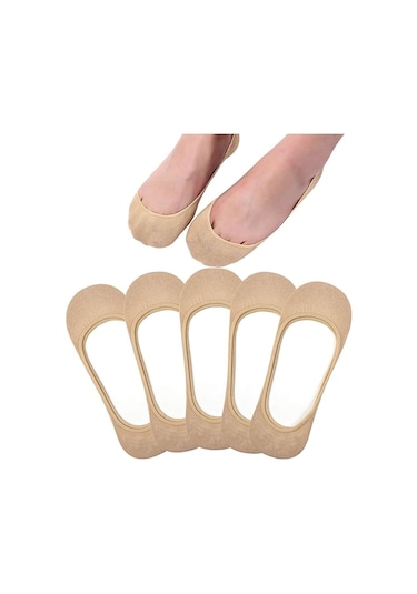 6'lı Kadın Pamuklu İnce Mini Görünmez Suba Çorap 001