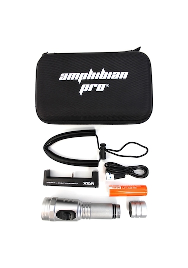 Amphibian Pro Fx 2000 Şarjlı Dalış Feneri