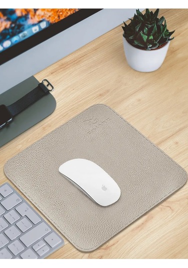 Gimarz Gimarz Deri Mouse Pad 25x25 Şampanya 215012063