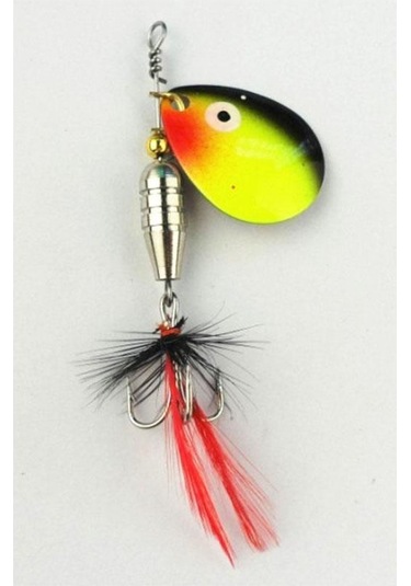 Hengjıa 6.1g 6 Cm Spinner Kaşık Balıkçılık Lures Alabalık Pike Bas Yem