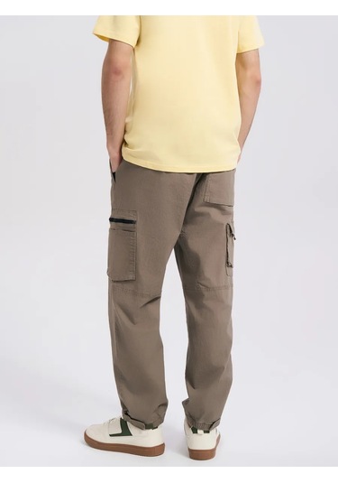 Tvoe Yan Cepli Kargo Pantolon 210976130 Khakı