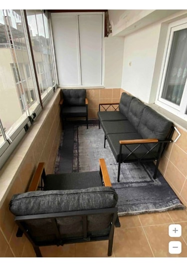 Safir 3 1 1 Bahçe,balkon,teras,cafe,çay Seti,oturma Grubu,koltuk Takımı,ofis Koltuğu Antrasit Siyah Antrasit - Siyah