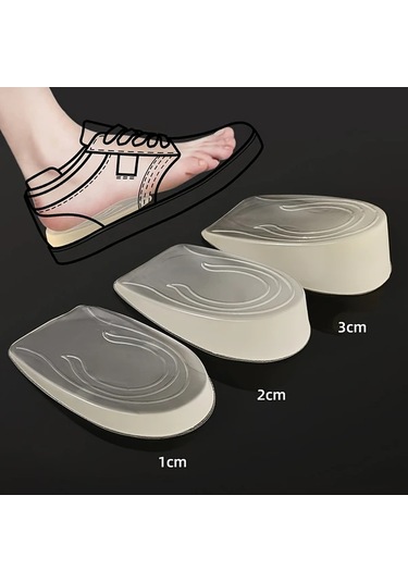 Fochsia 1 Cm Topuk Pedi Destekleyici Ayak Bakımı Yastıklı Esnek Kavisli Taban