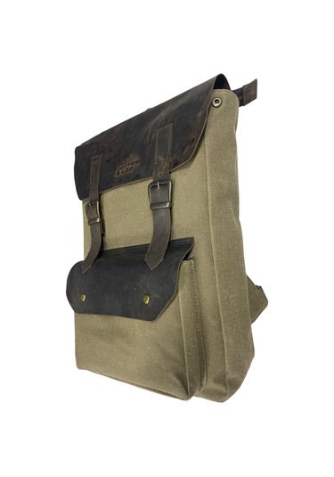 Vintage Kanvas Deri Su Geçirmez Unisex Laptop Bölmeli Okul Seyahat Kamp Sırt Çantası 31 Cm X 44 Cm Kahverengi Vintage Kanvas Deri Su Geçirmez Unisex Laptop Bölmeli Okul Seyahat Kamp Sırt Çantası 31 Cm X 44 Cm Kahverengi