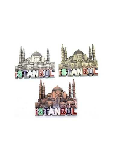 İstanbul Temalı Metal Magnet Model 6