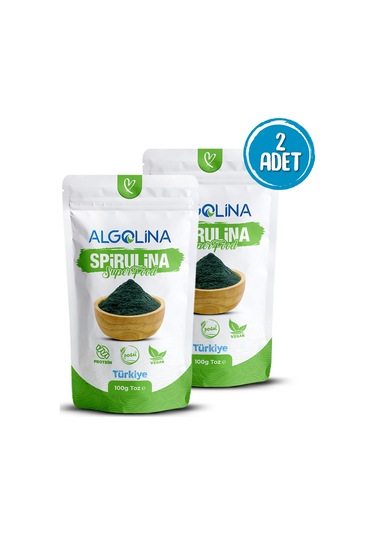Algolina Spirulina Tozu 2 x 100 G