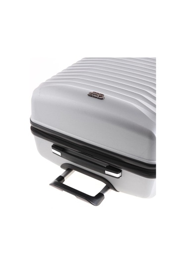 5235 Polipropilen Büyük Boy Valiz-gümüş