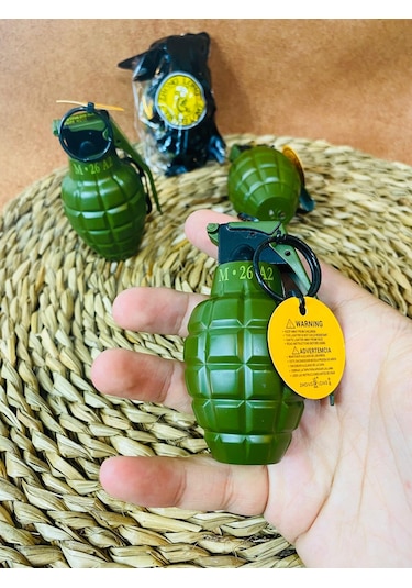 El Bombası Modeli Metal Pürmüzlü Çakmak