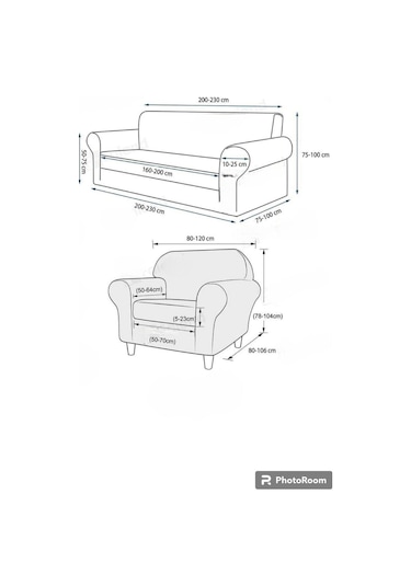 StarMall Jakarlı Ağaç Koltuk Örtüsü, Kanepe Örtüsü, Chester Örtüsü 3311 Takım Kuyu Gri