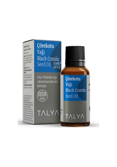 Talya Saf ve Doğal Soğuk Sıkım Çörekotu Yağı 20 ML