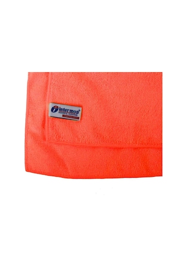 Intermop Mikrofiber Kalın Dokulu Genel Temizlik Bezi Kırmızı 40 x 40 CM