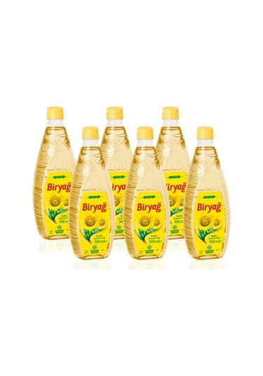 Biryağ Ayçiçek Yağı Pet Ambalaj 6 x 500 ML