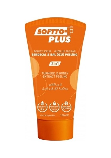 Softto Plus Zerdeçal & Bal Özlü Bitkisel Peeling 150 ML