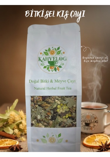Bitkisel Kış Çayı 250gr Doğal Kurutulmuş, Katkısız