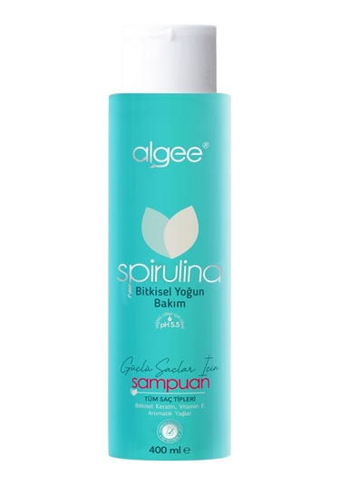 Algee Spirulina Bitkisel Yoğun Bakım Şampuan 400 ML