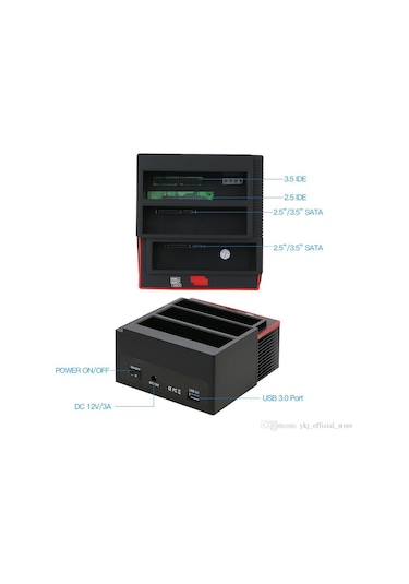 Primex Px-2390 Usb3.0 2X 2.5"/3.5" Sata/Ide Hdd 893U3 Docking Sta