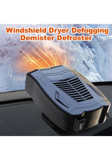 Geeksen 12v/24v Araç Isıtıcı - Hızlı Cam Buhar Çözücü Ve Isıtma Fanı