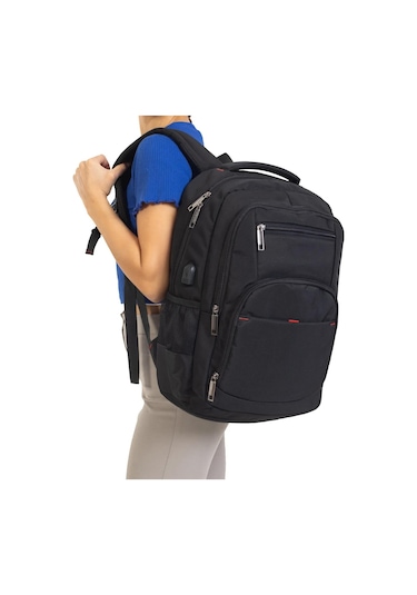 Laptop Sırt Çantası 17 İnç Tablet Usb Bölmeli 8683255012763