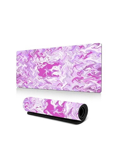 Cbtx 300 X 700 X 2mm Soyut Sıvı Tasarım Kauçuk Mouse Pad Kaymaz Büyük Mouse Mat - Stil M Stil M