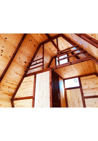 25M2 Ahşap Bungalov. Masifev Diamond Xl