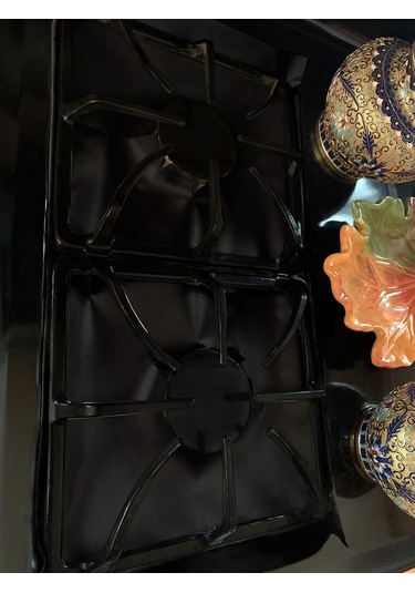 Gaz Sobası 16 Adet Gaz Aralığı Soba Brülör Koruyucuları Çift Kalınlık Isıya Dayanıklı